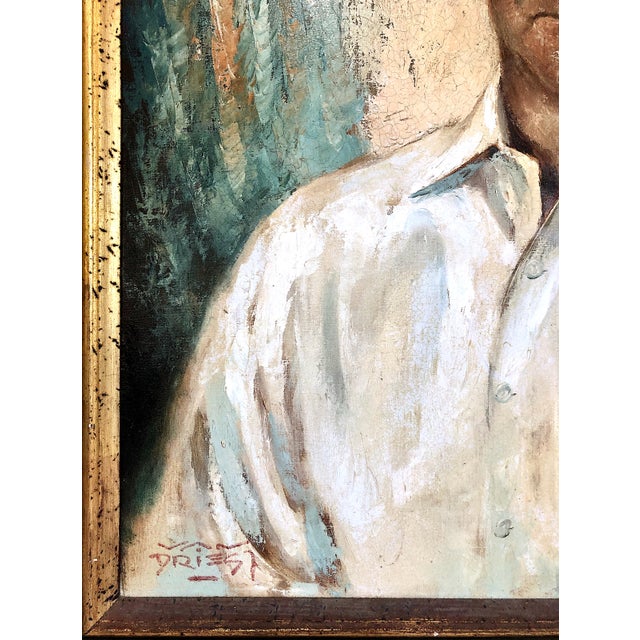 Late 20th-Century Portrait of a New Mexico Man, by Dirk Van Driest For Sale In San Francisco - Image 6 of 10