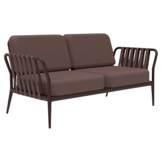 Ribbons Chocolate Sofa by Mowee For Sale