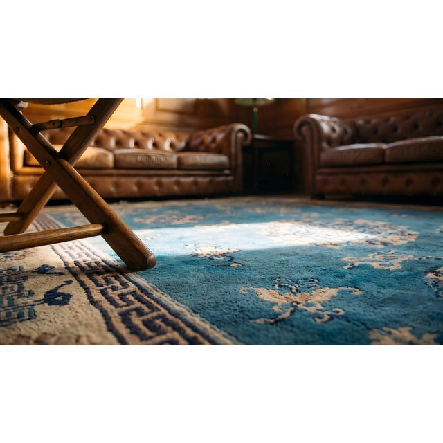 Early 20th Century Chinese Peking Carpet ( 7'10" x 9'10" - 240 x 300 ) For Sale - Image 15 of 15