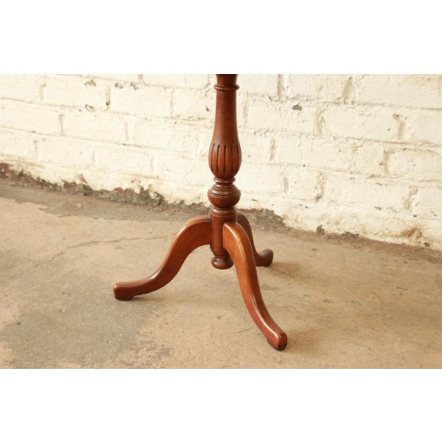 Stickley Brothers Quaint American Mahogany Tilt Top Side Table Chairish