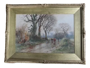 Henry Charles Fox RB, A Surrey Lane, 1890s, Ink & Watercolor