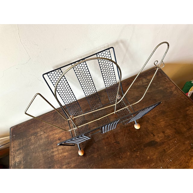 1950s 1950s Frederic Weinberg Snail Magazine Rack For Sale - Image 5 of 5