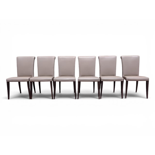 Vittoria Chairs from Poltrona Frau,, 2000s, Set of 6 For Sale - Image 16 of 16