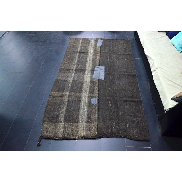 Vintage Tribal Turkish Area Kilim Rug For Sale - Image 9 of 9