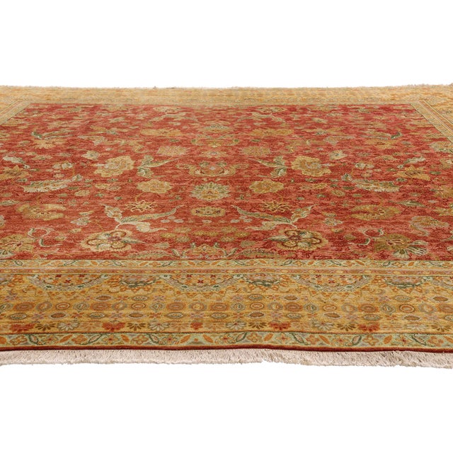 Traditional Vintage Egyptian Tabriz Rug, 10'01 X 10'04 For Sale - Image 3 of 10