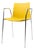 Mid-Century Yellow Chair with Metal Frame and Plastic Seat, Belgium For Sale