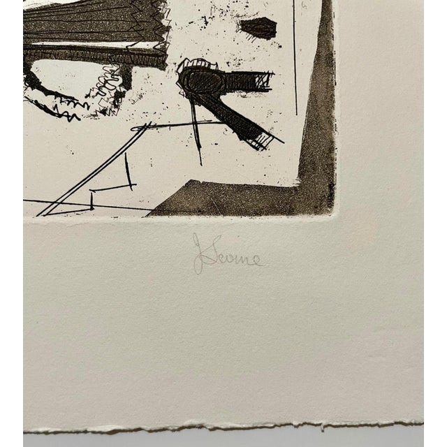 Jack Levine Etching and aquatint print on paper titled The Spanish General by Jack Levine (American; 1915-2010). Hand...
