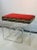 Mid-Century Modern Lucite Bench With Greek Key Design For Sale - Image 3 of 10
