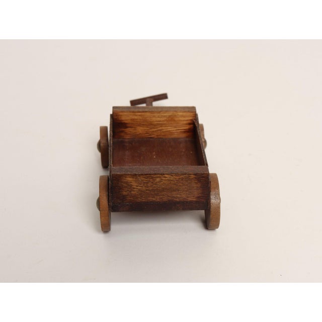 Wood Vintage Western Set of Eight Horse Motif Coasters With Covered Wagon Carrier For Sale - Image 7 of 16