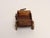 Wood Vintage Western Set of Eight Horse Motif Coasters With Covered Wagon Carrier For Sale - Image 7 of 16