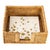Artifacts Rattan Cocktail Napkin Holder with Cutout, Honey Brown For Sale - Image 4 of 5