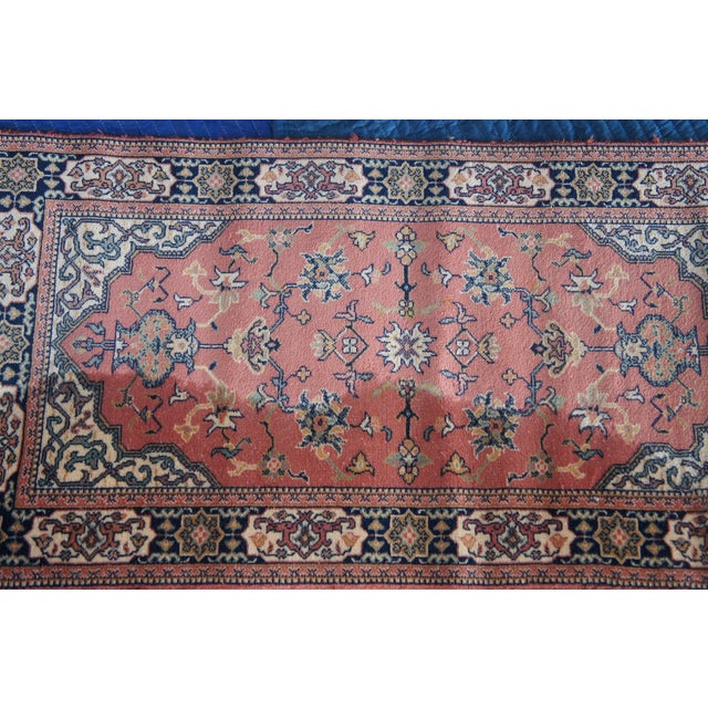 Textile Karastan Belgian 100% Wool Floral Rose 500-1120 Area Rug Carpet Mat 2' X 4' For Sale - Image 7 of 13