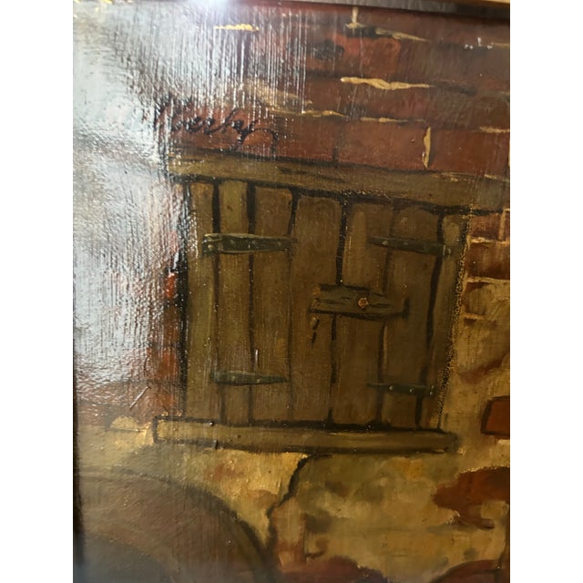 Mid 19th Century Antique English Oil Painting For Sale - Image 5 of 9