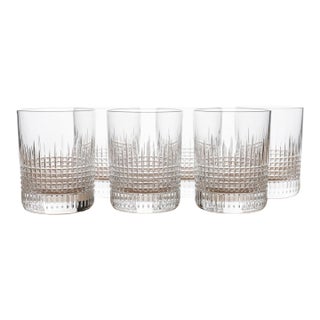 Baccarat Nancy Pattern Old Fashioned Glasses, Set of 6 For Sale