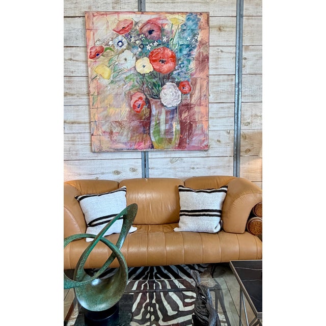 Late 20th Century Giosetta Fioroni “Dreaming Day for Odilon” Monumental Work, Exhibited Rome 1984 For Sale - Image 5 of 18