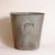 Gray Large Antique Rustic Zinc Bucket, 1890s For Sale - Image 8 of 10