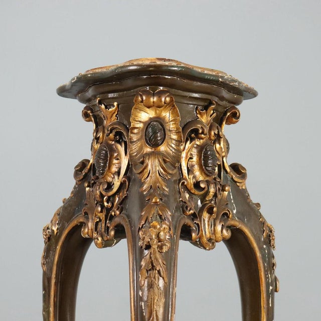 Barocchetto Style Plant Stand, Italy, Early 1900s For Sale - Image 3 of 10