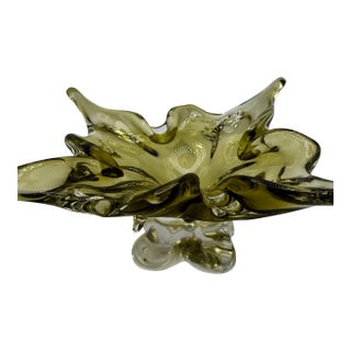 1960s Emerald Green Splash Bowl For Sale