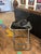 1970s Lucite and Black Patent Leather Designer Luigi Bardini Bar Stools -a Pair For Sale - Image 5 of 15