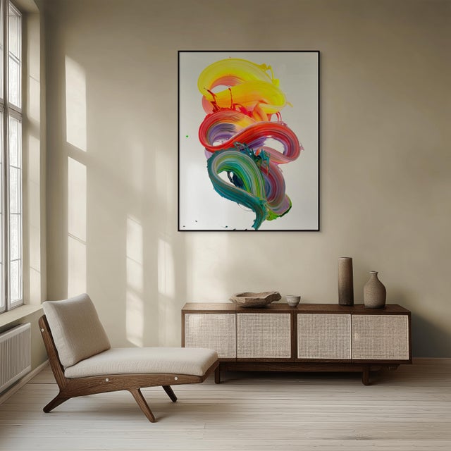 This artwork will be shipped rolled in a dent-resistant tube. This method is especially safe for large works, and provides...