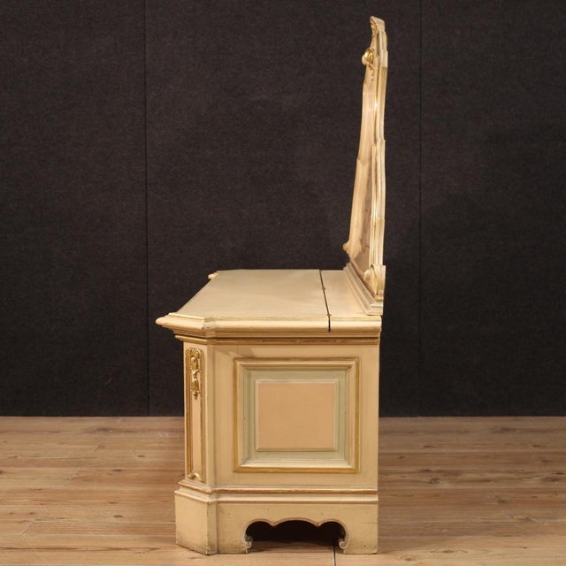 Wood Venetian Chest in Lacquered and Painted Wood, 1980s For Sale - Image 7 of 13