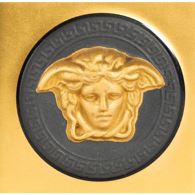 Vintage Golden Porcelain Medusa Obelisk Versace for Rosenthal, 20th Century For Sale - Image 5 of 16