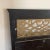 Vintage Black and Gold Hollywood Regency Mirror For Sale - Image 4 of 5