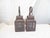 This pair of solid copper lantern sconces use up to 75 Watt Edison base bulbs. They ship with the glass removed. They have...