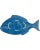 1980s 1980s Vintage Bordallo Pinheiro Blue Ceramic Fish Serving Platter Dish, Portugal For Sale - Image 5 of 12