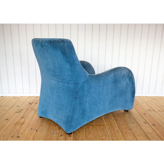 1980s Set of Art Deco Style Loge Lounge Chair and Ottoman by Gerard van den Berg for Montis, 1980s For Sale - Image 5 of 18