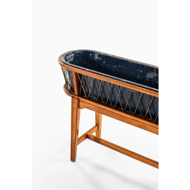 Plant Stand Table Attributed to Carl-Axel Acking, Sweden, 1940s For Sale - Image 3 of 9