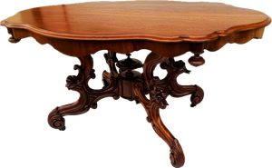 Antique Victorian Walnut Dining Table,1870s
