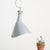 Paint Industrial Elliptical Grey Enamel Pendant Light from Benjamin, 1950s For Sale - Image 7 of 7