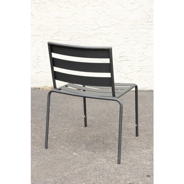 Early 21st Century Metro' Wrought Iron Outdoor Dining Set - 5 Pieces For Sale - Image 9 of 13