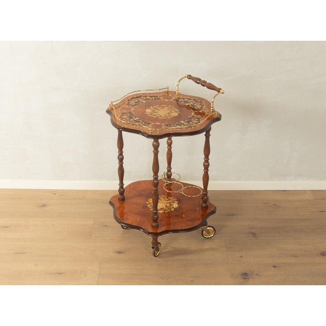 Mid-Century Italian Bar Cart For Sale - Image 5 of 11