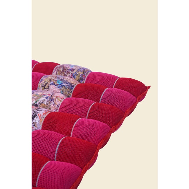 Upcycled Seat Cushion from BOI For Sale - Image 4 of 6