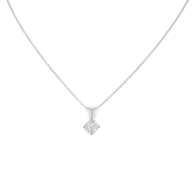 Alexander Beverly Hills Egl 1.01ct Diamond Solitaire Necklace White Gold For Sale - Image 4 of 4
