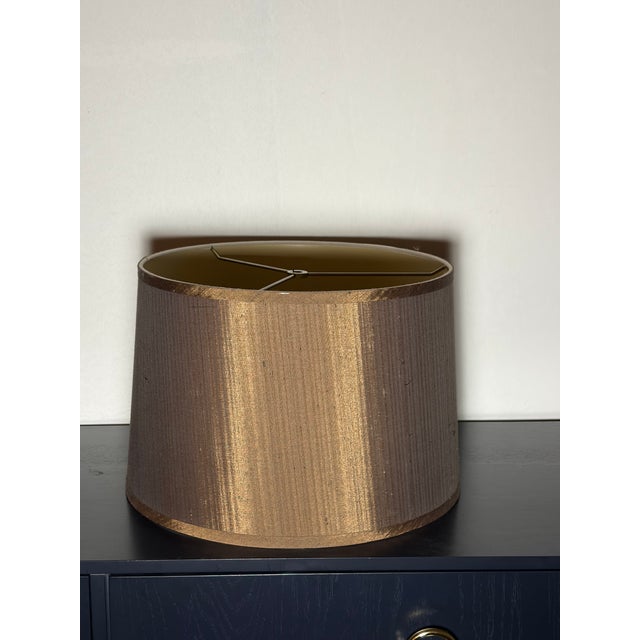 1980s 1980s Dark Berry Red Table Lamp With Brass Detailing For Sale - Image 5 of 5