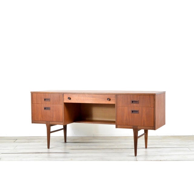 Vintage Danish Teak Desk, 1960s For Sale - Image 6 of 9