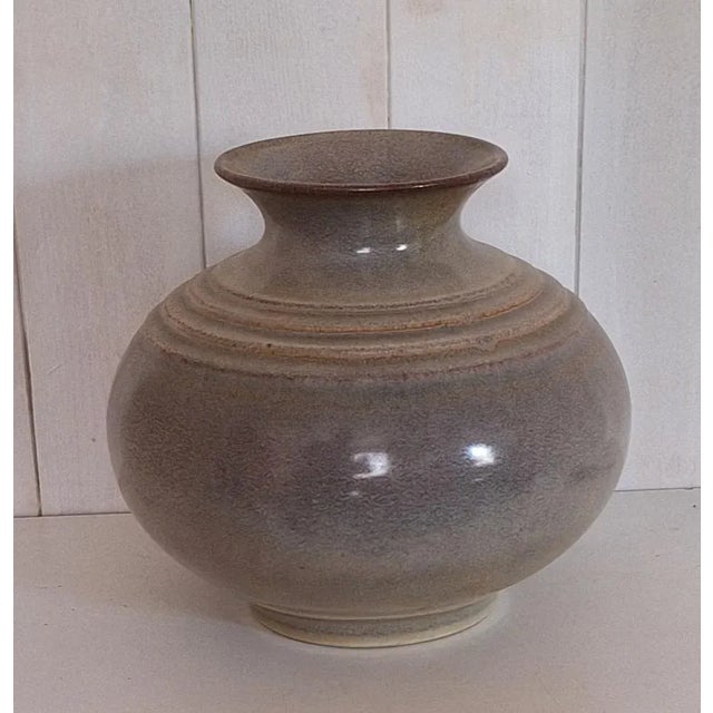 1970s Vintage German Ceramic Vase from Steuler, 1970s For Sale - Image 5 of 5