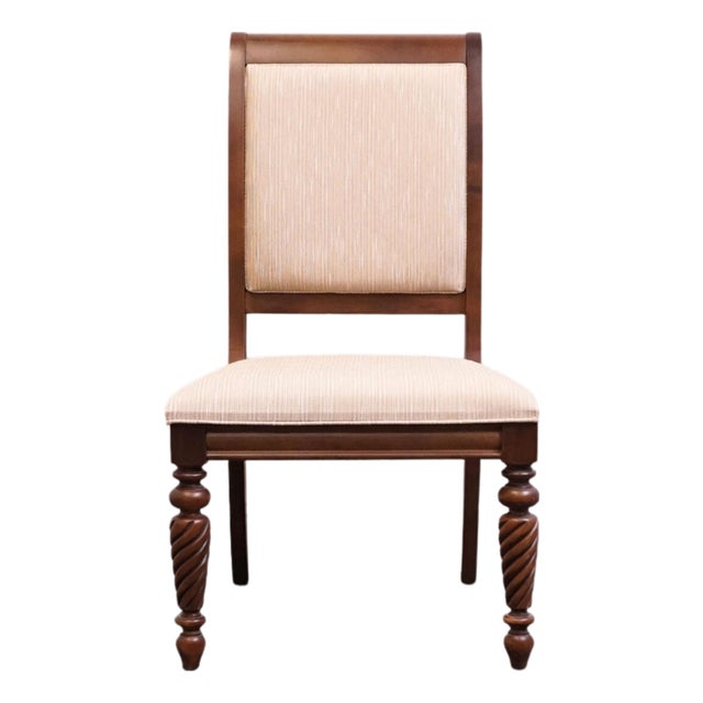 Broyhill Furniture British Empire Collection Cherry Dining Side Chair 7325-83 For Sale