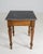 19th Century France Golden Oak Fluted-Leg Marble-Top Side Table For Sale - Image 10 of 11