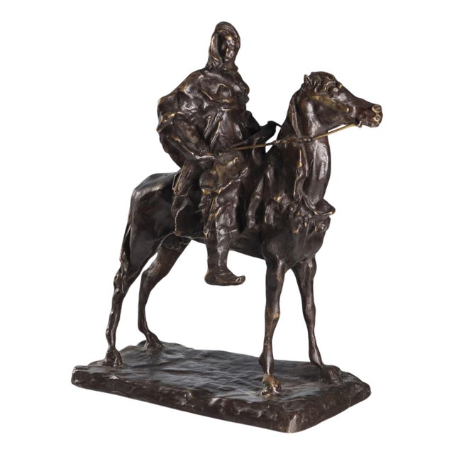 Berber on Horseback by Paolo Petrovitch Troubetzkoy For Sale