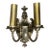 Antique Neoclassical Urn Style Brass Double Wall Sconce for Repair For Sale