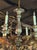 Mid 20th Century Vintage Italian Silver and Gold Leaf Chandelier For Sale - Image 5 of 7
