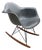 Elephant Grey Rar Rocking Armchair by Charles and Ray Eames for Zenith Plastics / Herman Miller, 1950s For Sale