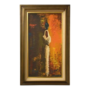 1960s Original Painting by Jacques Henri Guyot