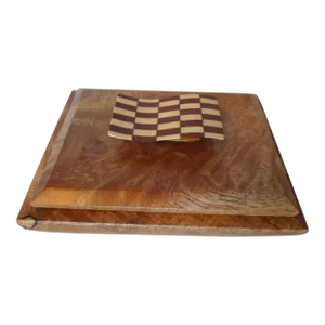 Late 20th Century Mango Wood Trinket Box