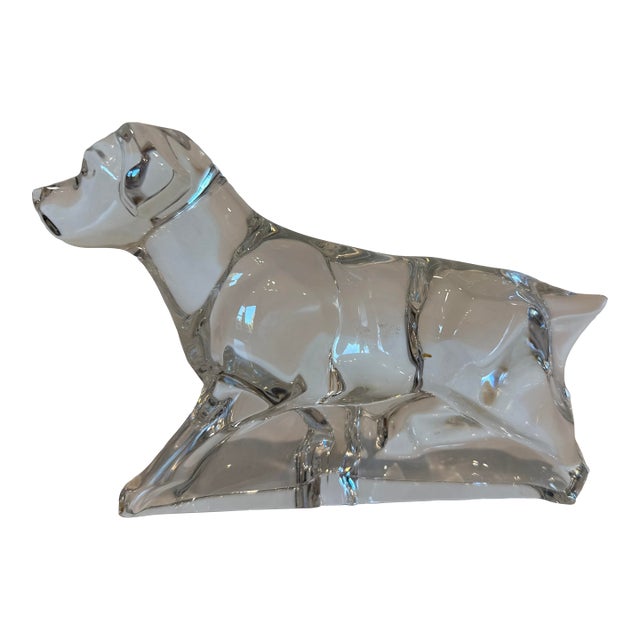 Baccarat Dog Figurine For Sale