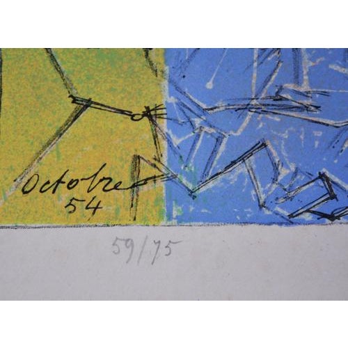 Jacques Villon, The Norman Dovecote, 1950s, Lithograph For Sale - Image 4 of 6